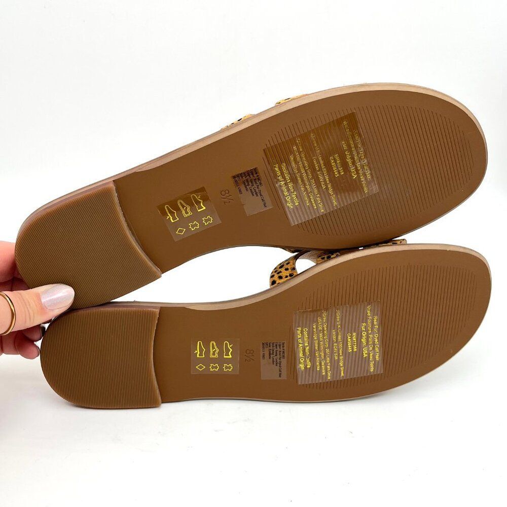 New Madewell Women's Dyed Calf Hair Slip On Sandals - Size 8.5 - Picture 6 of 7